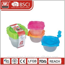 Comida de microondas plástico recipiente 0.35L(2pcs)